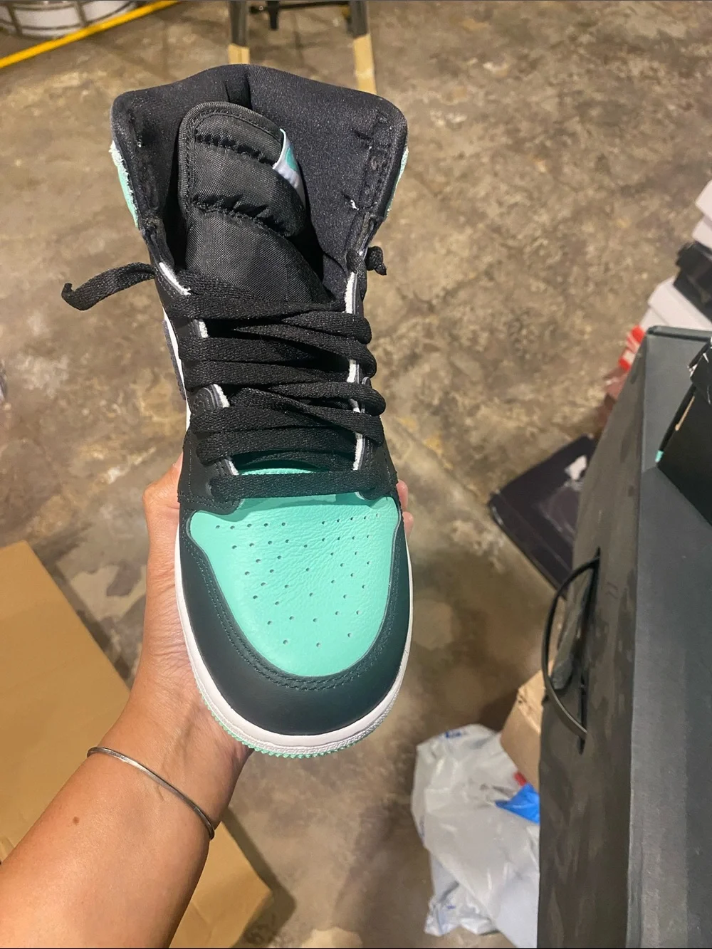 Nike Air Jordan 1 High Mint Black White